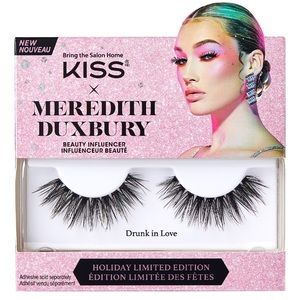 NEW! Kiss MEREDITH DUXBURY X KISS Limited Edition Holiday Lashes “Drunk In Love”